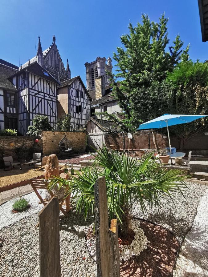 Le Papillon De La Cathedrale - Calme - Jardin - Wifi Apartment Troyes Exterior photo